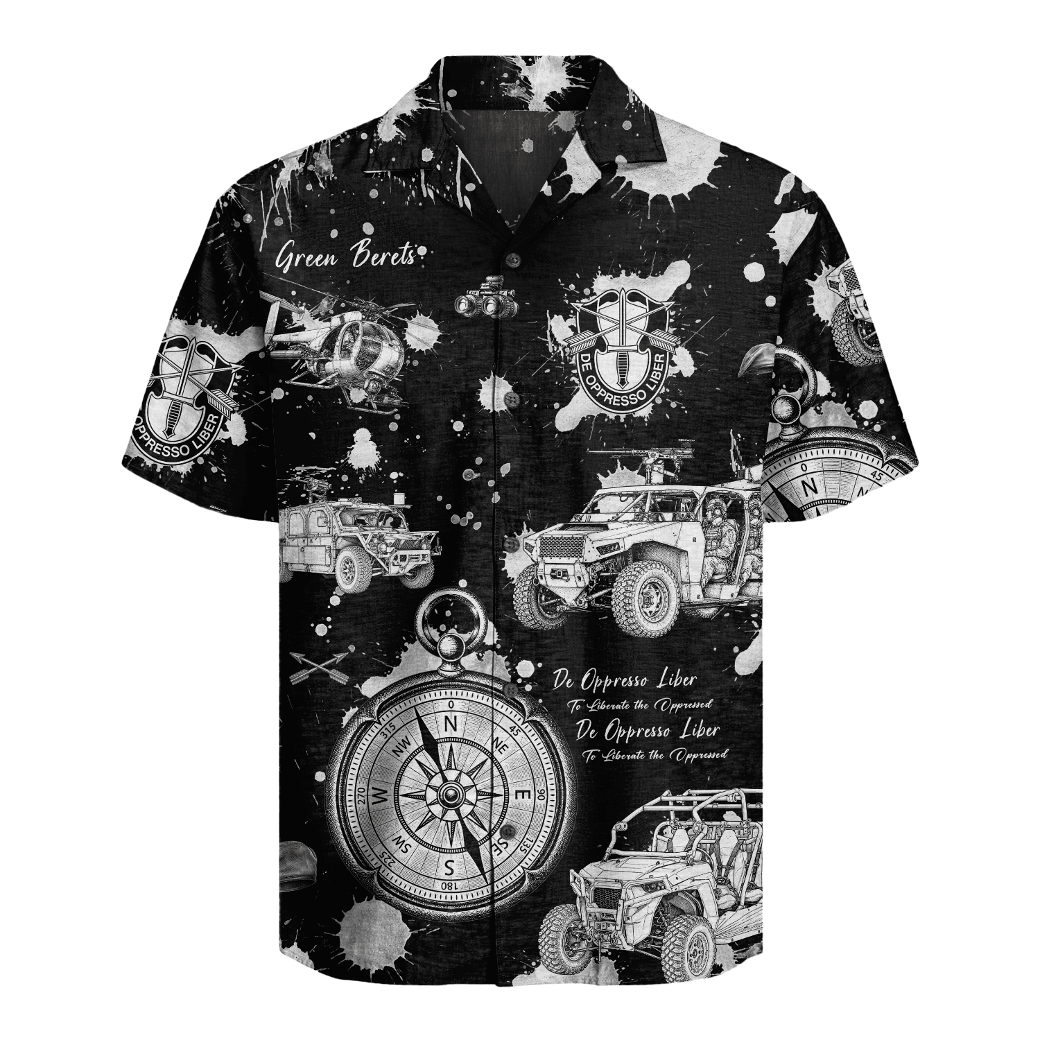 US Army - Green Berets Hawaiian Shirt