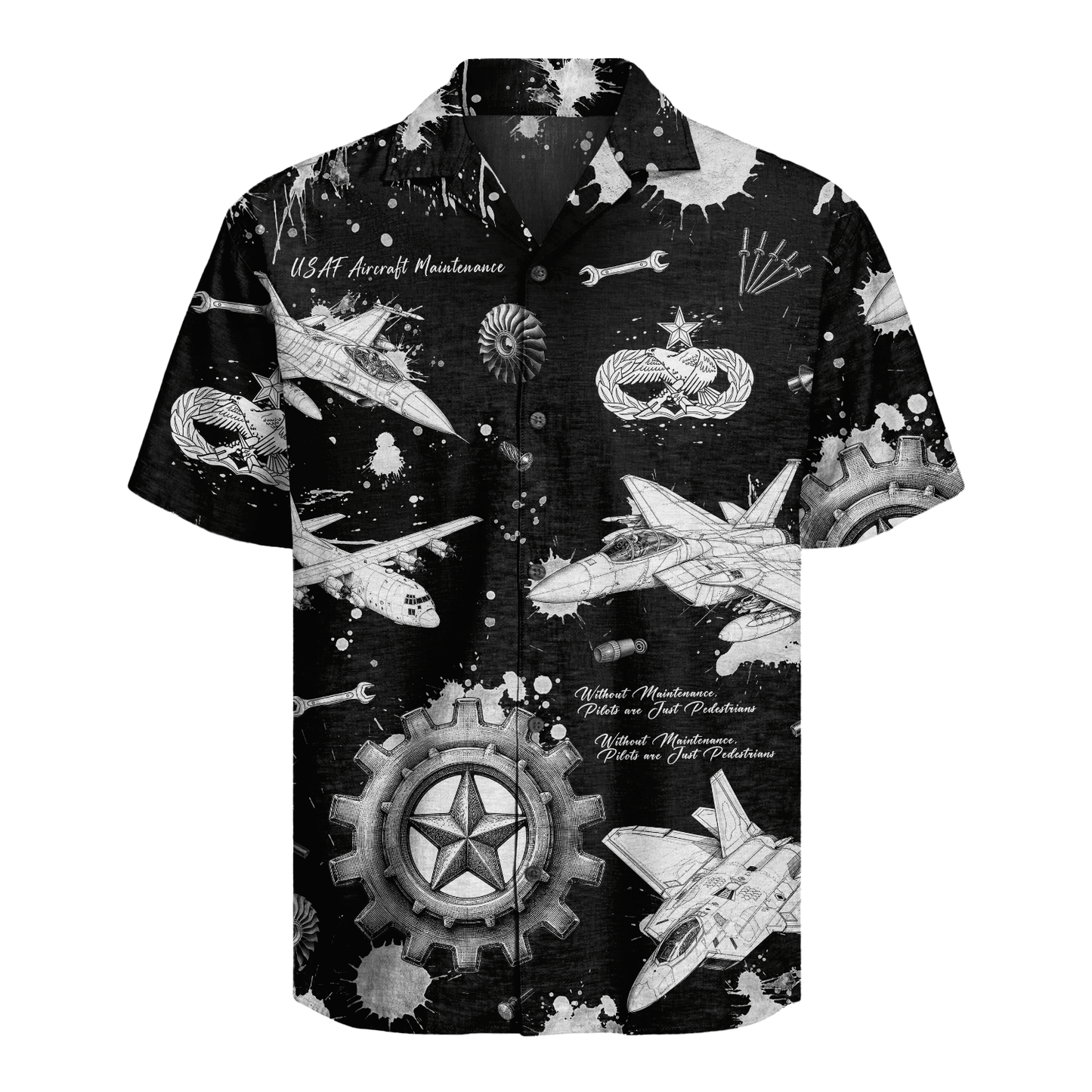 US Air Force - Aircraft Maintenance (2A) - Hawaiian Shirt