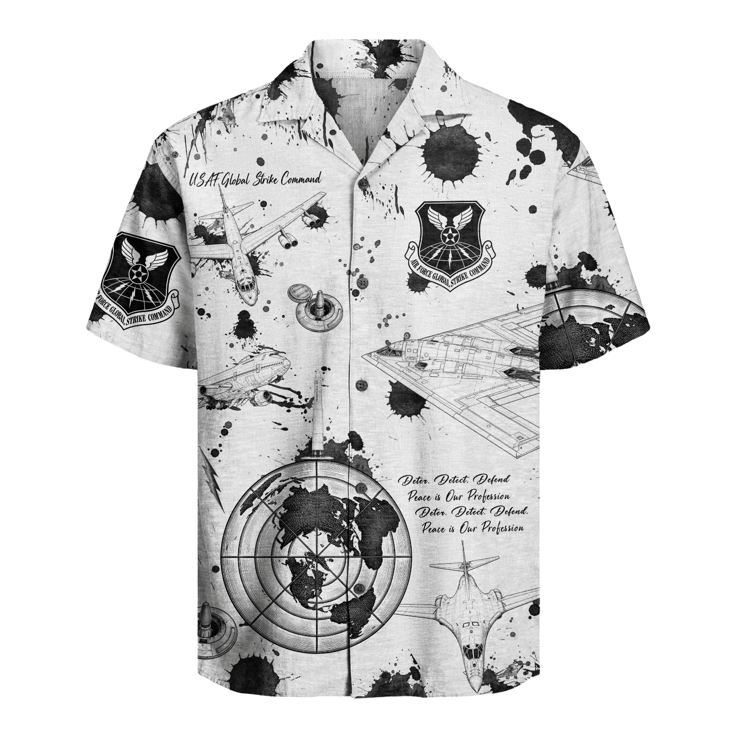 US Air Force - Global Strike Command (AFGSC) - Hawaiian Shirt