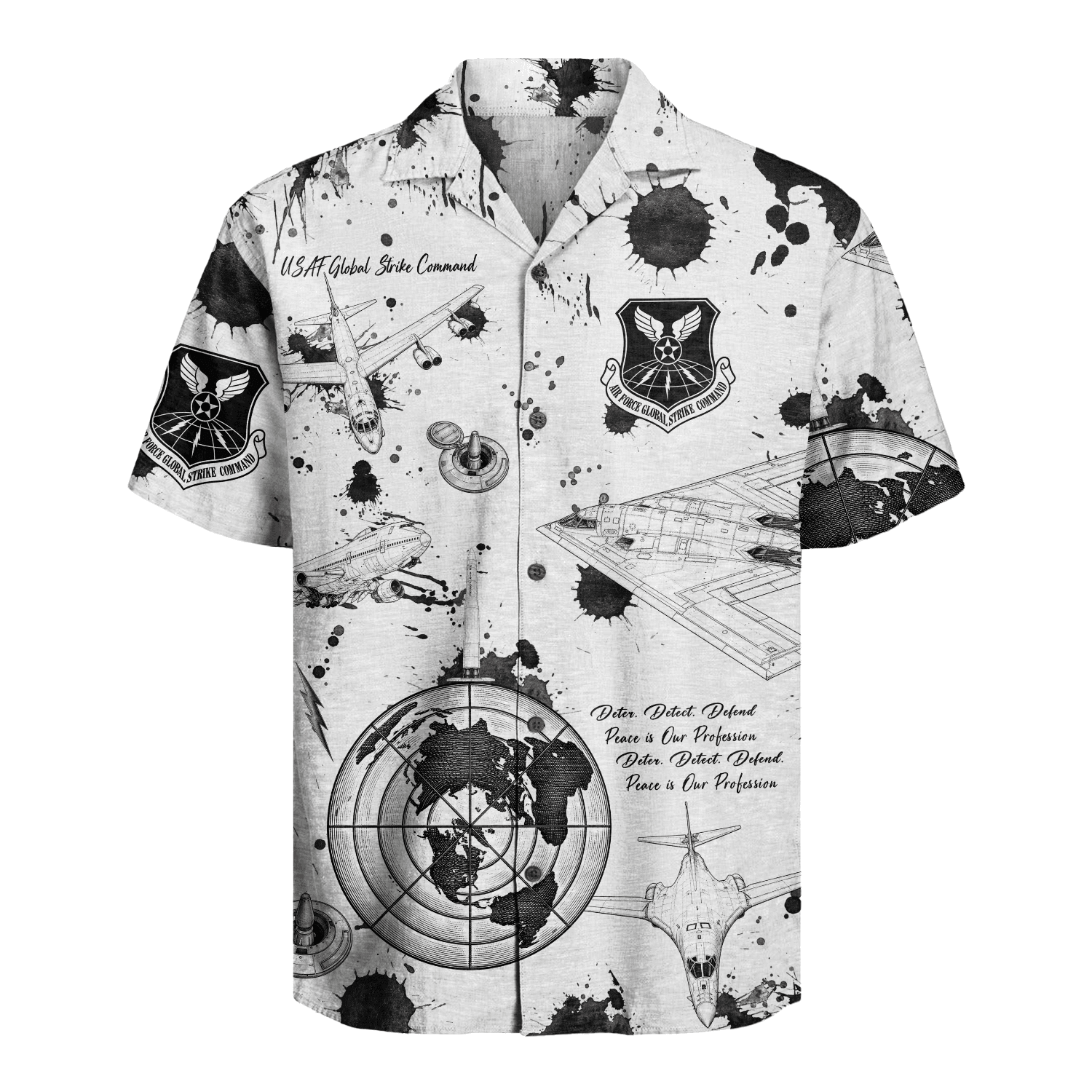 US Air Force - Global Strike Command (AFGSC) - Hawaiian Shirt