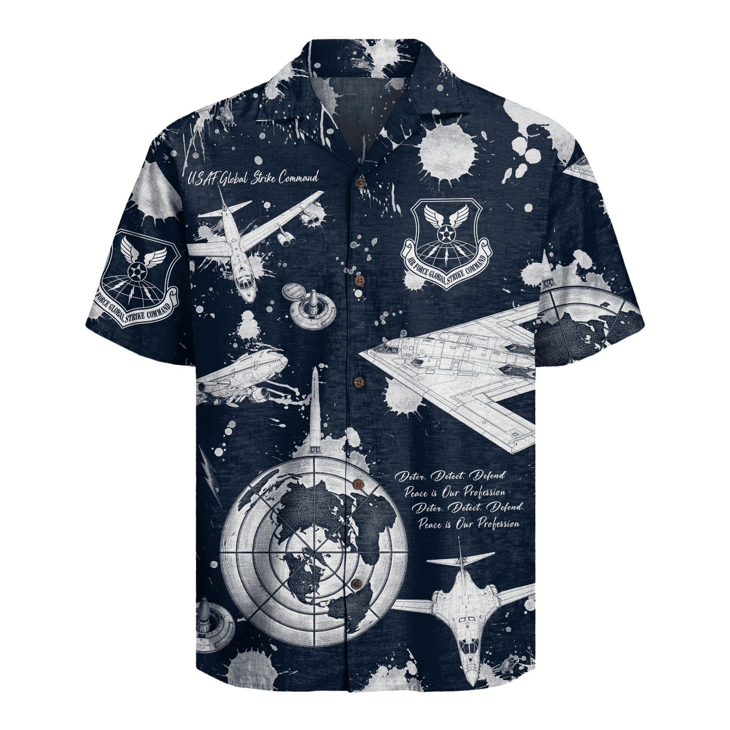 US Air Force - Global Strike Command (AFGSC) - Hawaiian Shirt