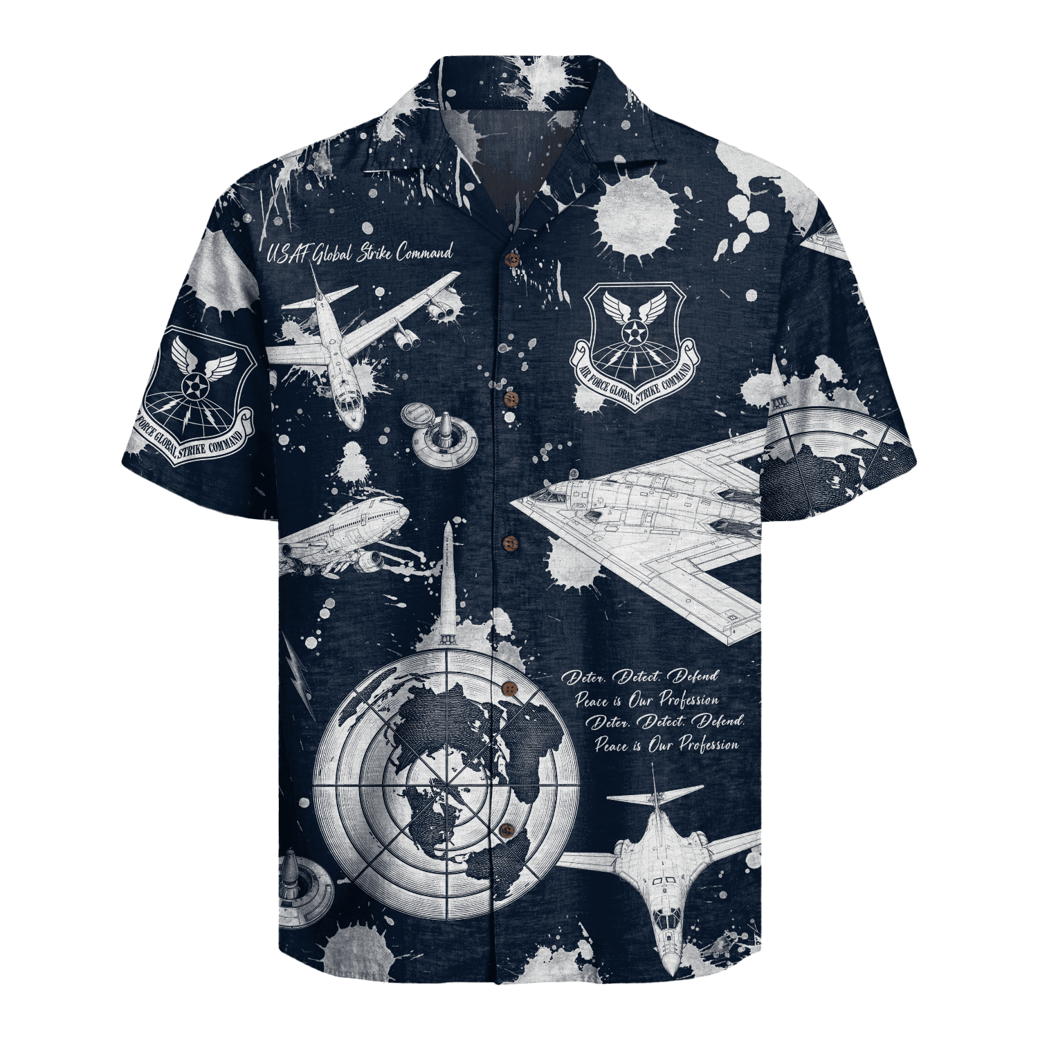 US Air Force - Global Strike Command (AFGSC) - Hawaiian Shirt