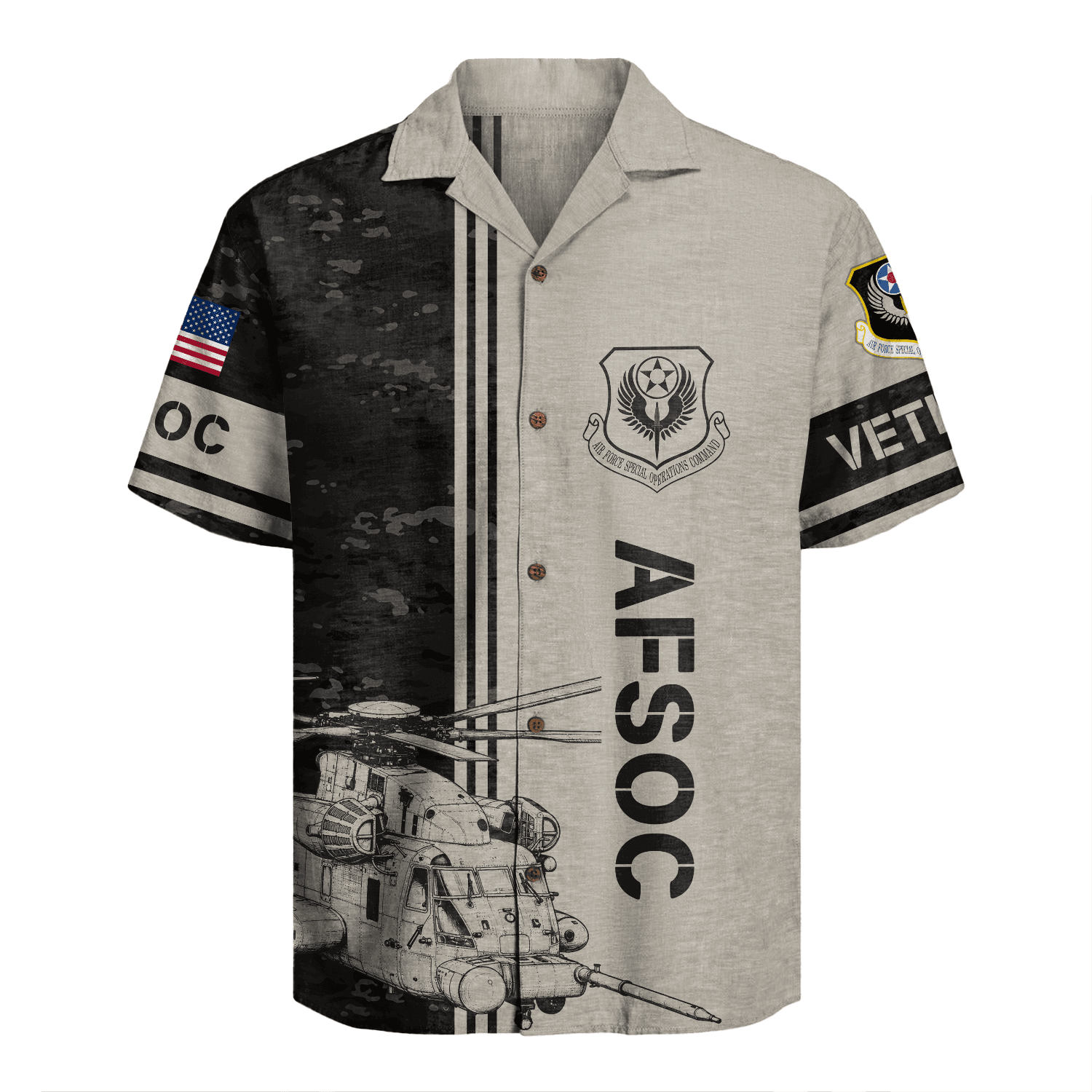 US Air Force - Special Ops (AFSOC) - Hawaiian Shirt
