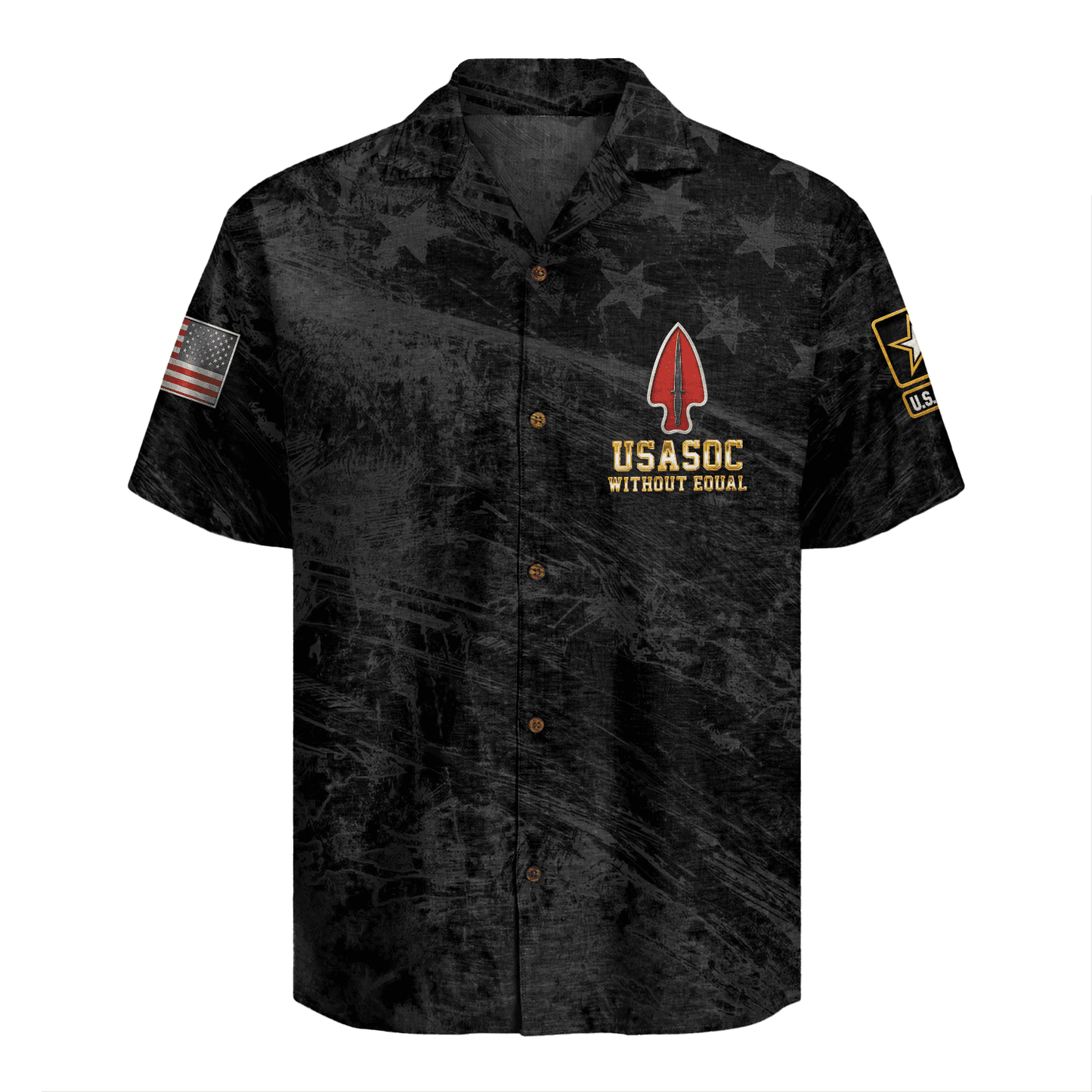US Army USASOC Hawaiian Shirt