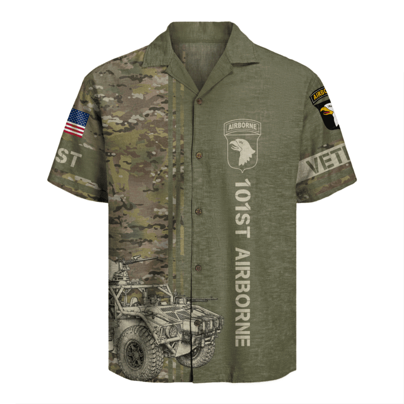 US Army - 101st AirBorne Division Hawaiian Shirt