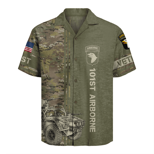 US Army - 101st AirBorne Division Hawaiian Shirt