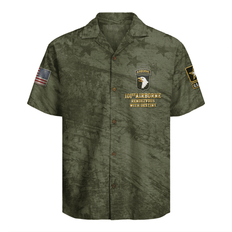 US Army - 101st AirBorne Division Hawaiian Shirt