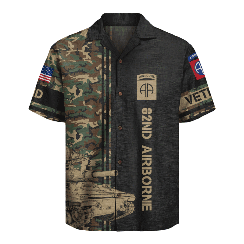 US Army - 82nd AirBorne Division Hawaiian Shirt