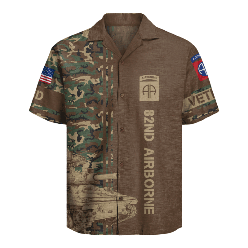 US Army - 82nd AirBorne Division Hawaiian Shirt