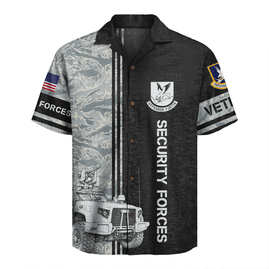 US Air Force - Security Forces (Defenders) - Hawaiian Shirt