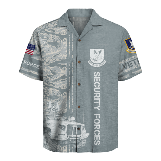 US Air Force - Security Forces (Defenders) - Hawaiian Shirt