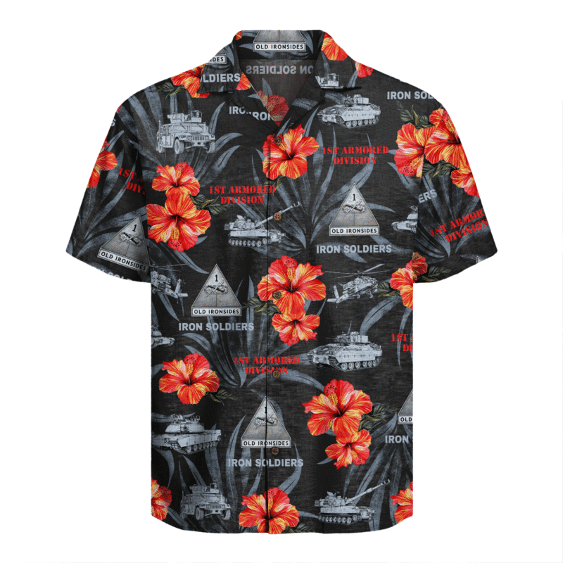 US Army - 1st Armored Division Hawaiian Shirt