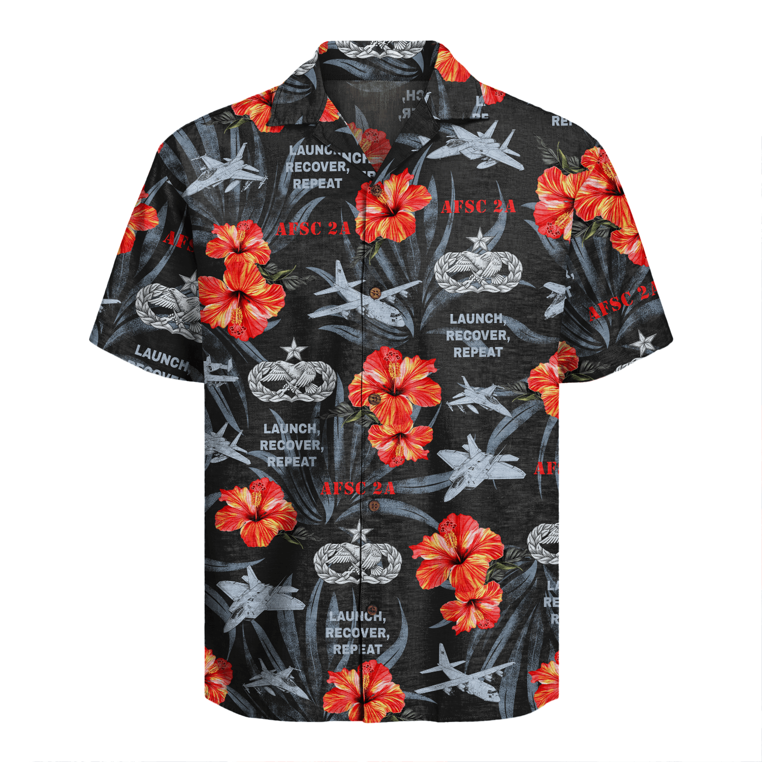US Air Force - Aircraft Maintenance (2A) - Hawaiian Shirt