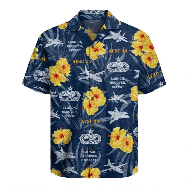 US Air Force - Aircraft Maintenance (2A) - Hawaiian Shirt