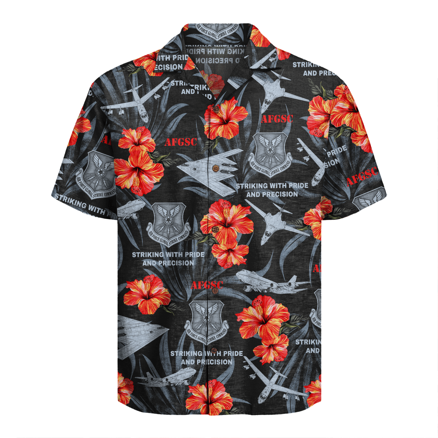 US Air Force - Global Strike Command (AFGSC) - Hawaiian Shirt
