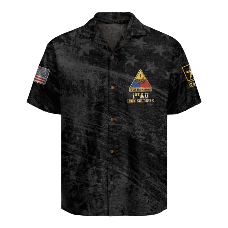 US Army - 1st Armored Division Hawaiian Shirt