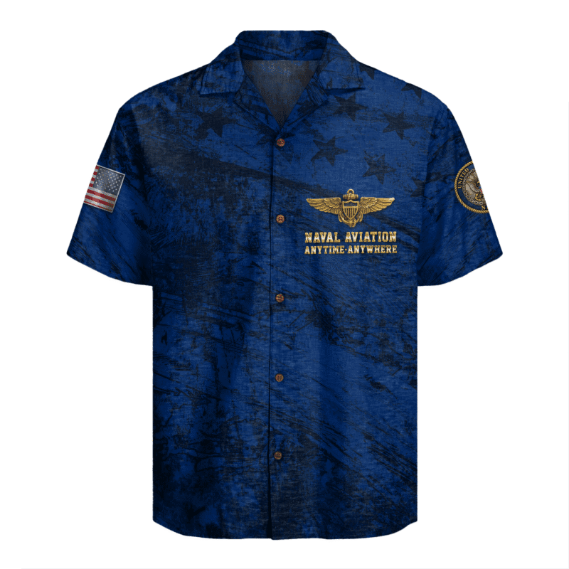 US Navy Naval Aviation Hawaiian Shirt