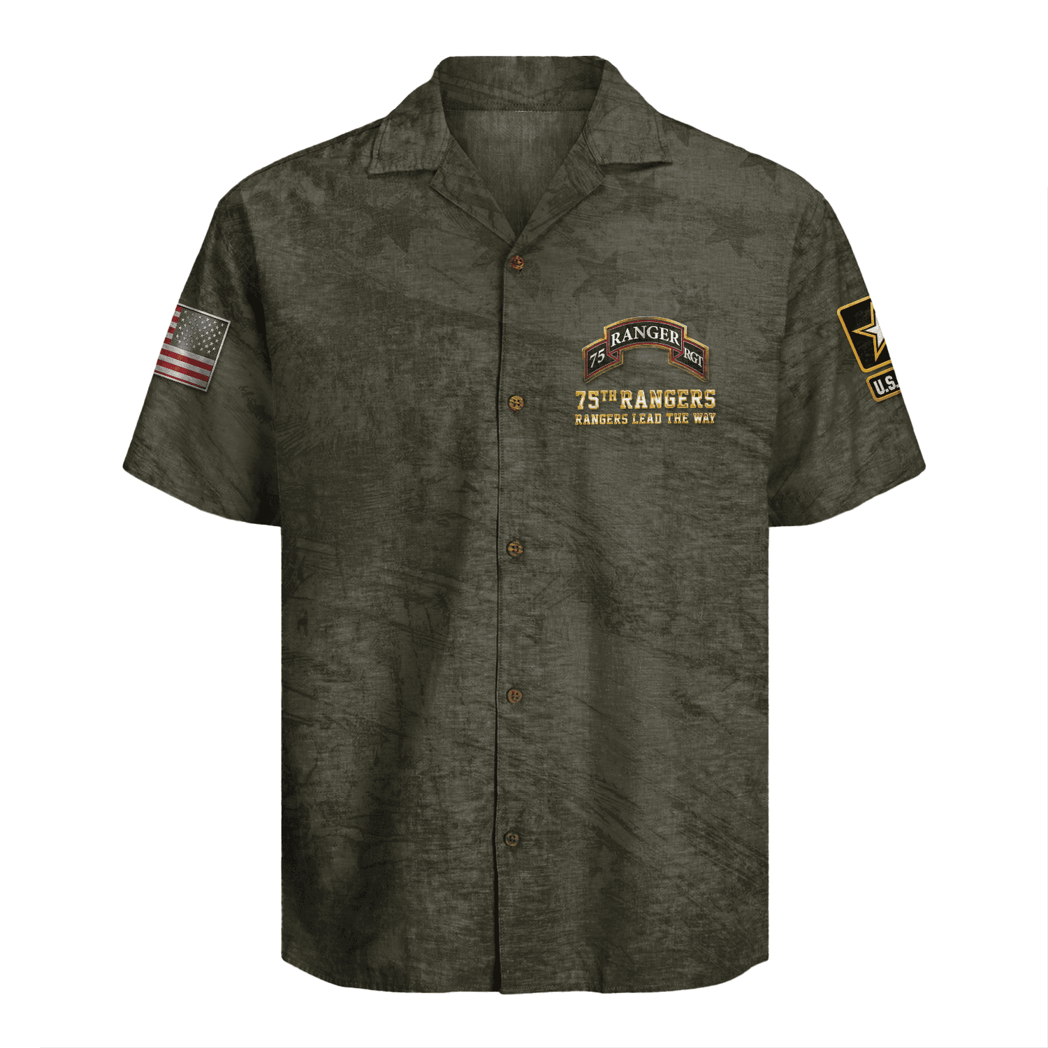 US Army - 75th Ranger Hawaiian Shirt
