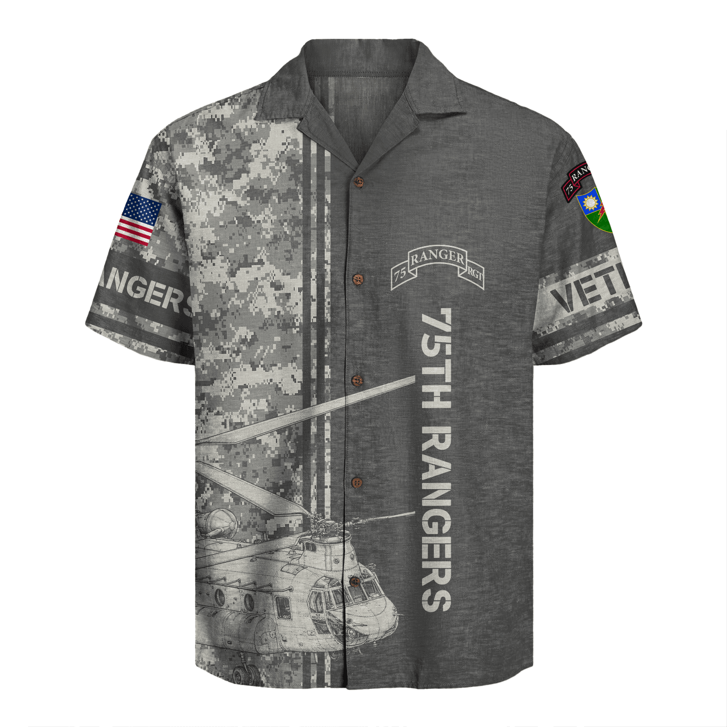 US Army - 75th Ranger Hawaiian Shirt