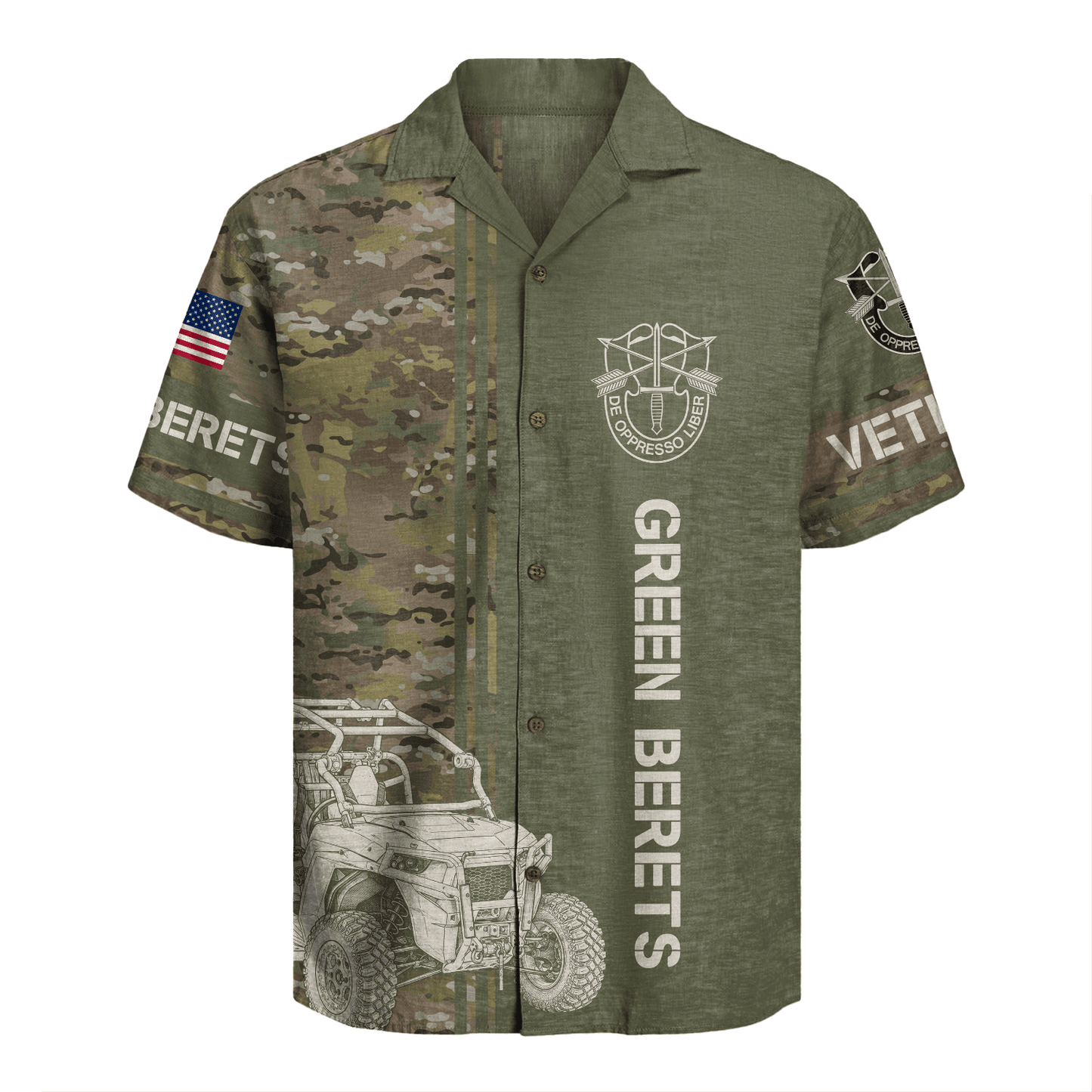 US Army - Green Berets Hawaiian Shirt