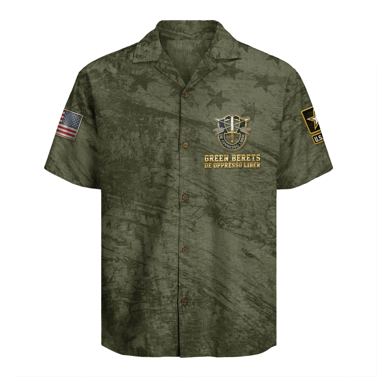 US Army - Green Berets Hawaiian Shirt