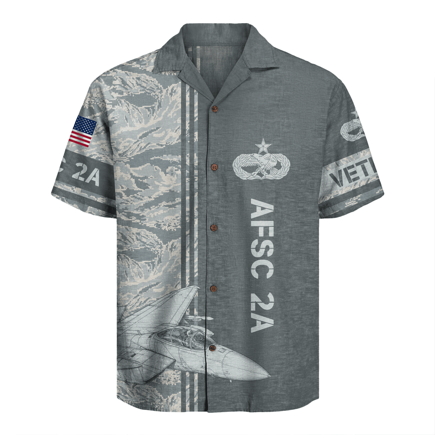 US Air Force - Aircraft Maintenance (2A) - Hawaiian Shirt
