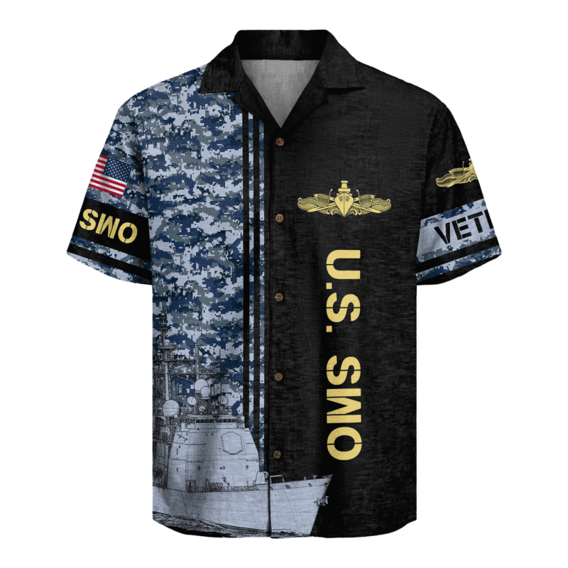 US Navy Surface Warfare Hawaiian Shirt