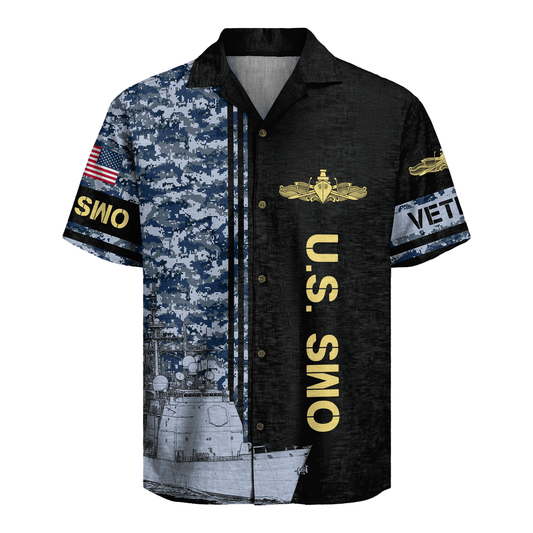 US Navy Surface Warfare Hawaiian Shirt
