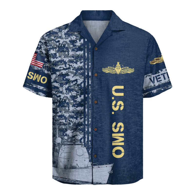 US Navy Surface Warfare Hawaiian Shirt