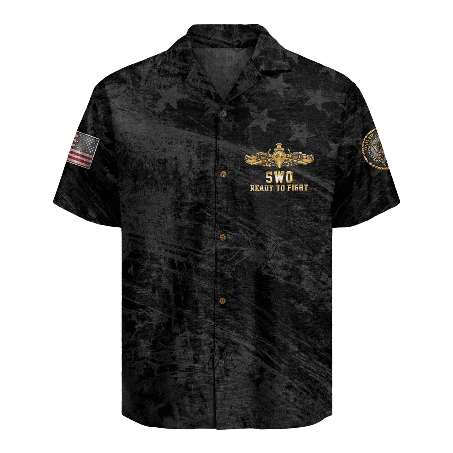 US Navy Surface Warfare Hawaiian Shirt