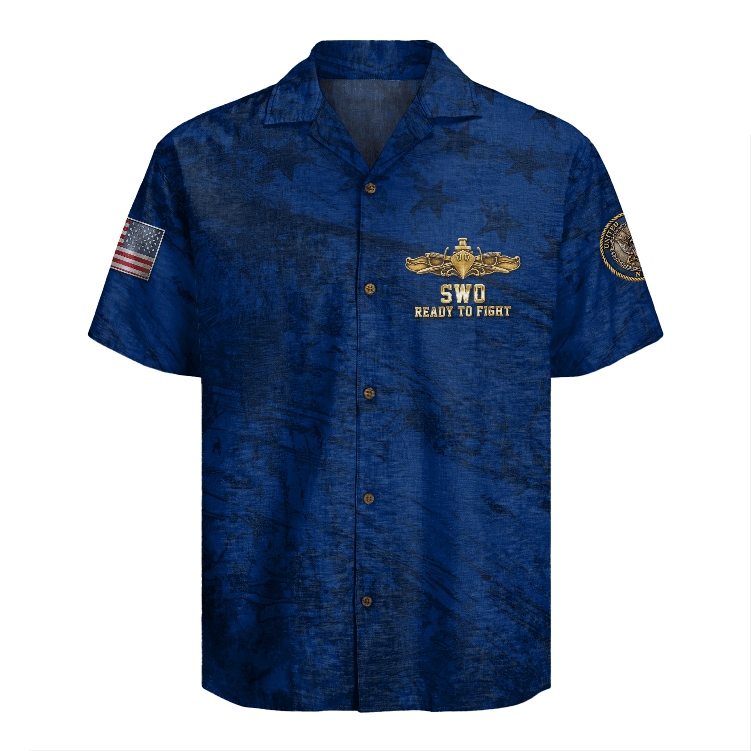 US Navy Surface Warfare Hawaiian Shirt