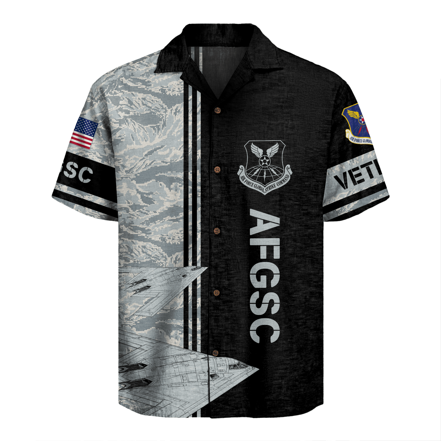US Air Force - Global Strike Command (AFGSC) - Hawaiian Shirt