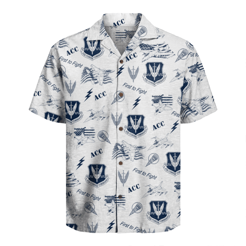 US Air Force - Air Combat Command (ACC) - Hawaiian Shirt