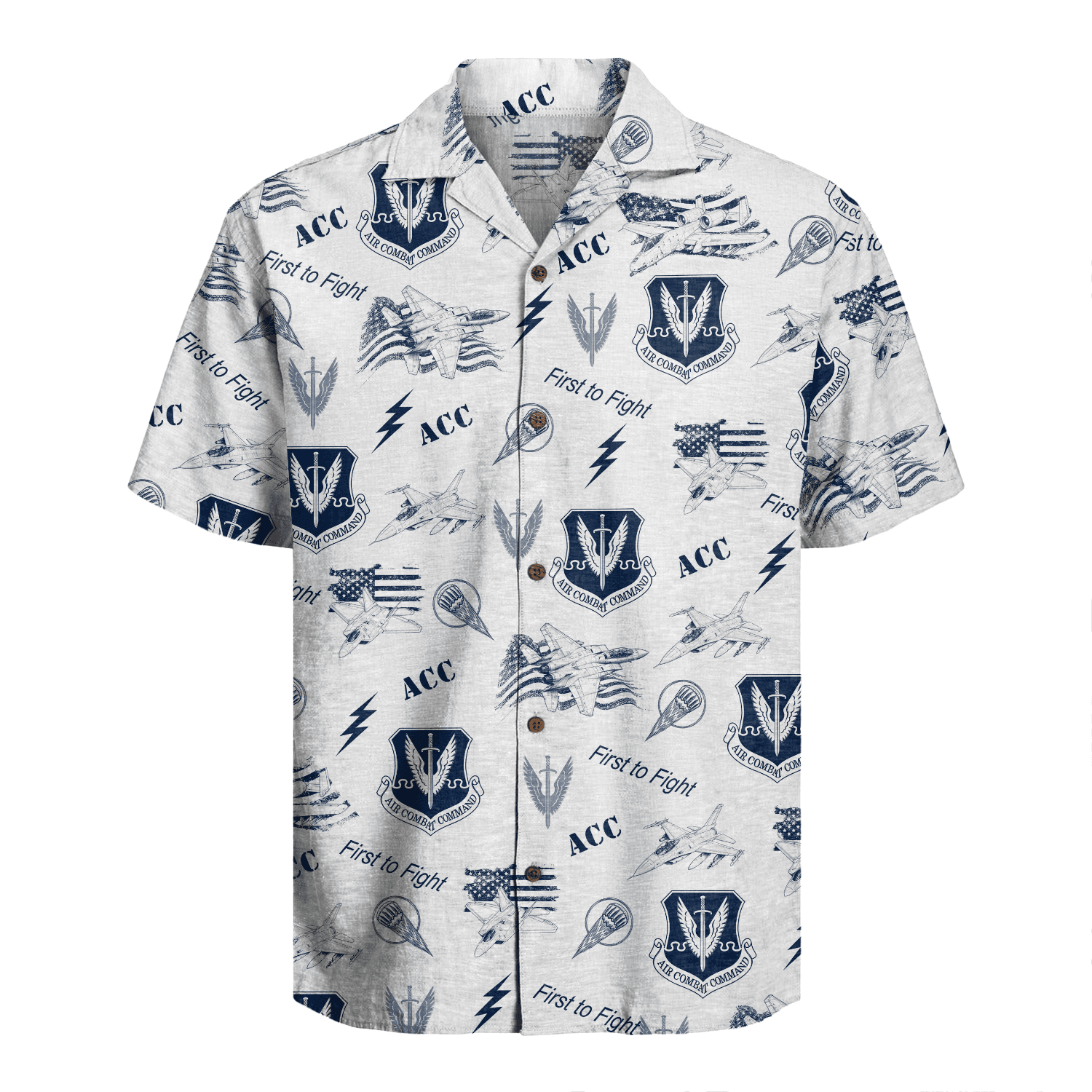 US Air Force - Air Combat Command (ACC) - Hawaiian Shirt