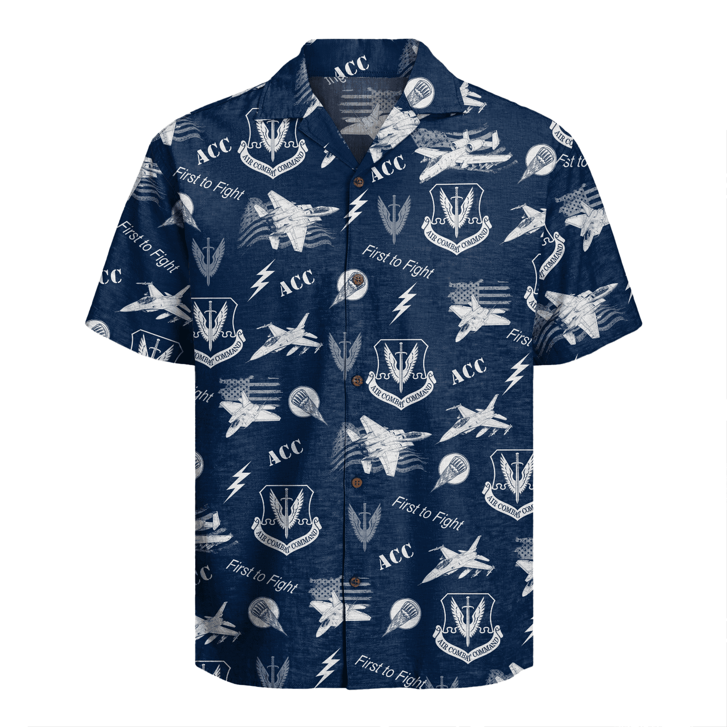 US Air Force - Air Combat Command (ACC) - Hawaiian Shirt