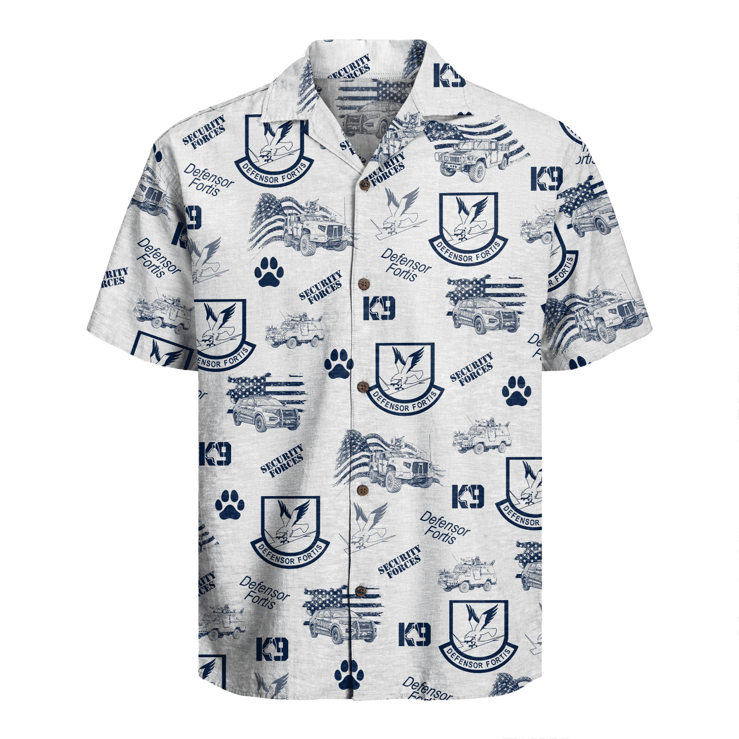 US Air Force - Security Forces (Defenders) - Hawaiian Shirt