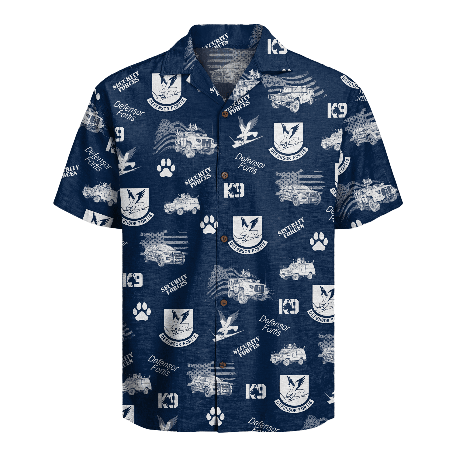 US Air Force - Security Forces (Defenders) - Hawaiian Shirt