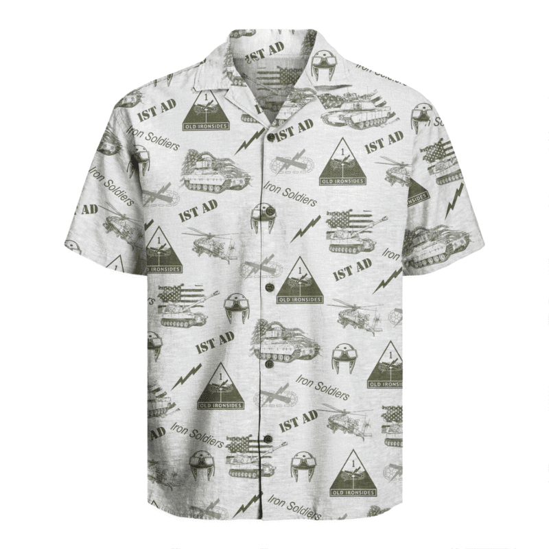 US Army - 1st Armored Division Hawaiian Shirt