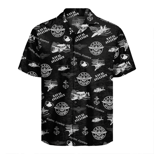 US Navy Naval Aviation Hawaiian Shirt