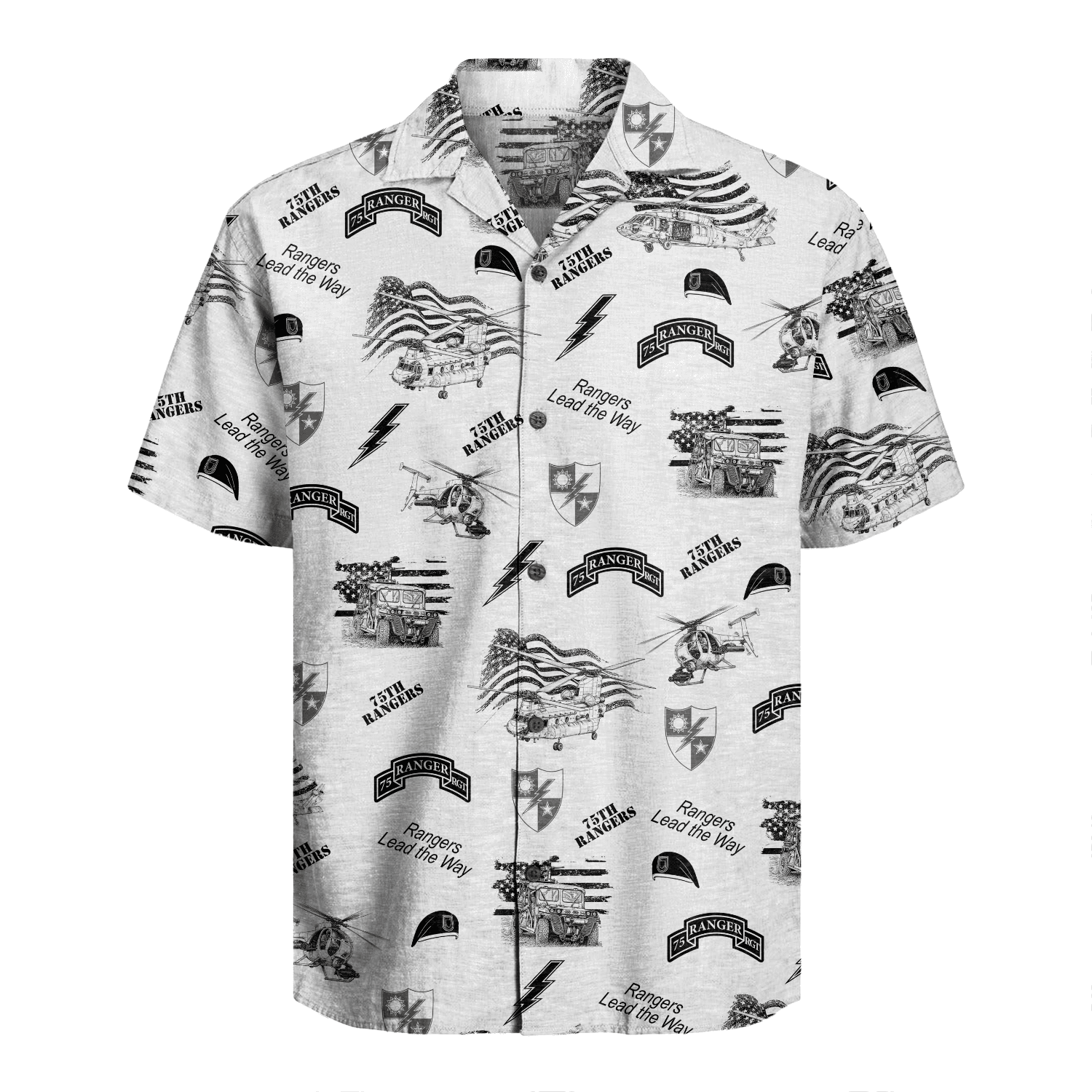 US Army - 75th Ranger Hawaiian Shirt