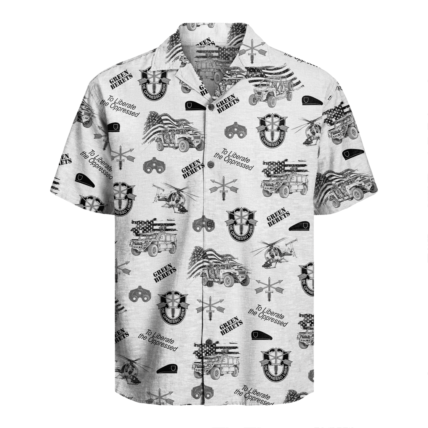 US Army - Green Berets Hawaiian Shirt