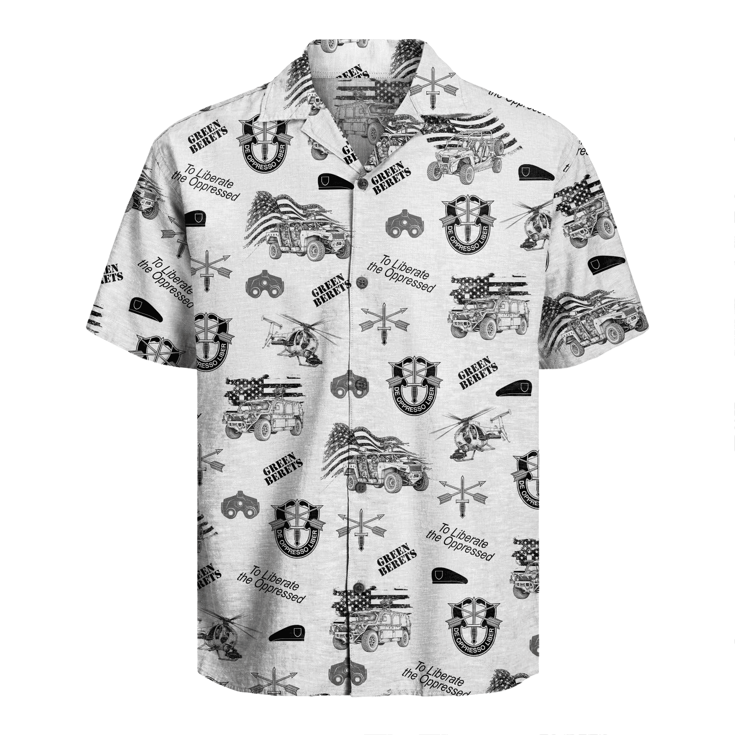 US Army - Green Berets Hawaiian Shirt