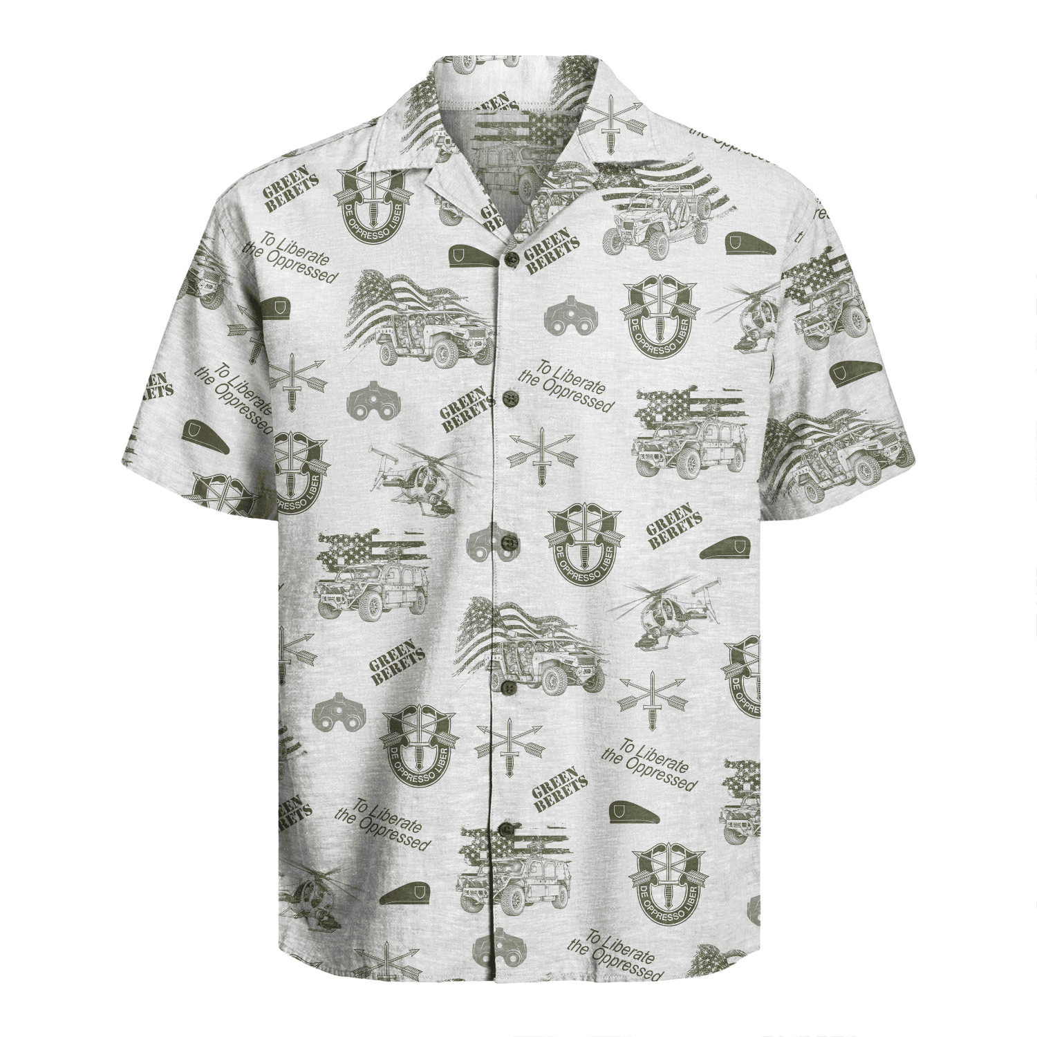 US Army - Green Berets Hawaiian Shirt