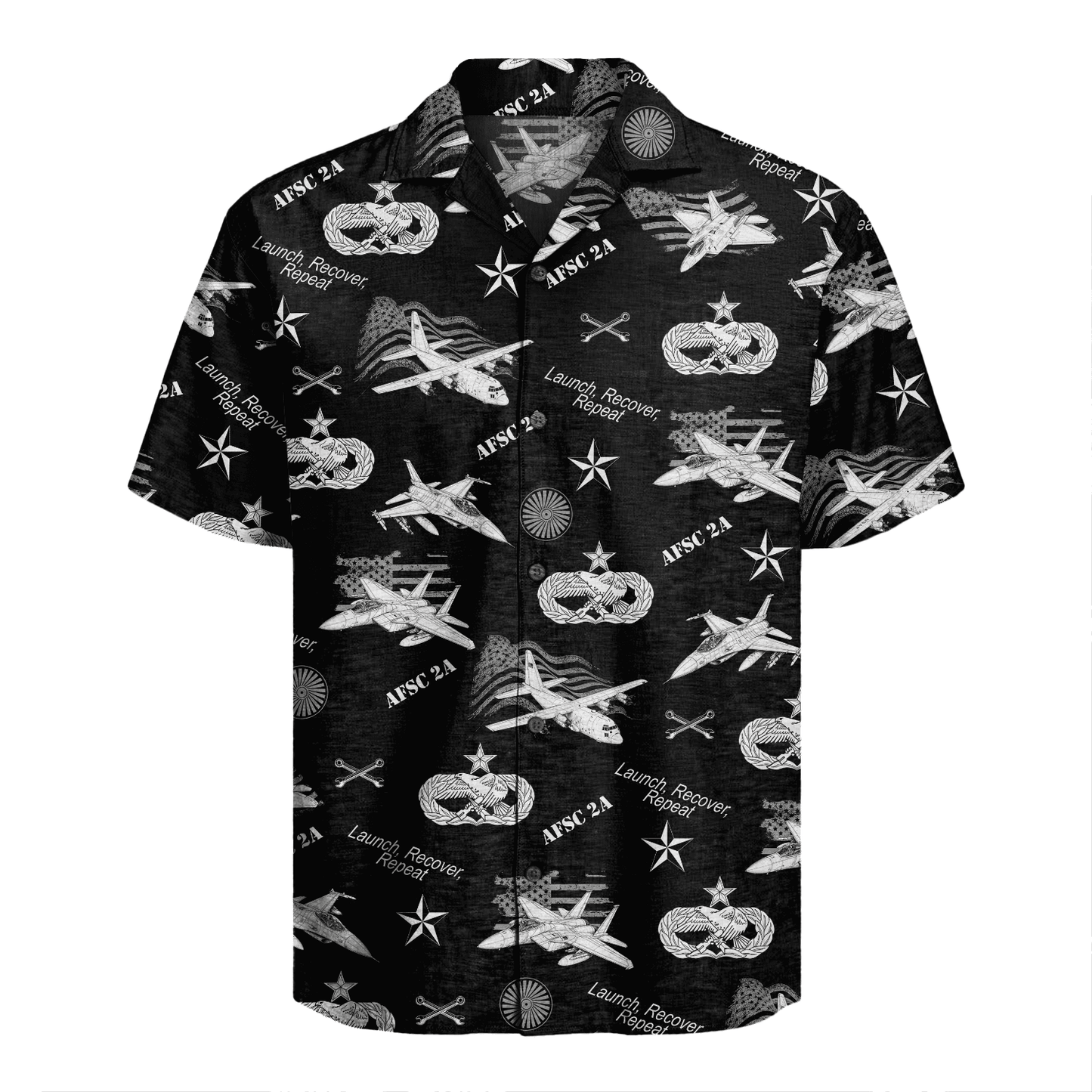 US Air Force - Aircraft Maintenance (2A) - Hawaiian Shirt