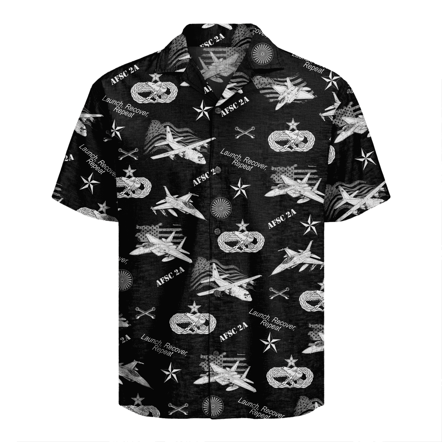 US Air Force - Aircraft Maintenance (2A) - Hawaiian Shirt