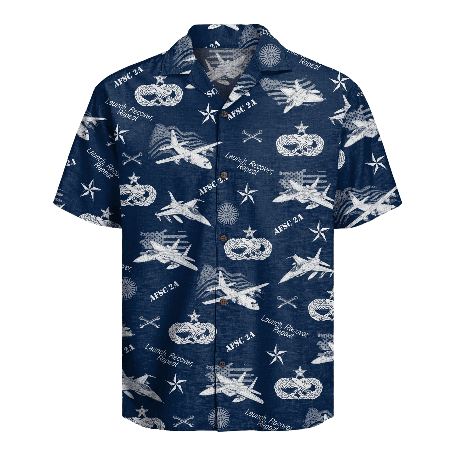 US Air Force - Aircraft Maintenance (2A) - Hawaiian Shirt