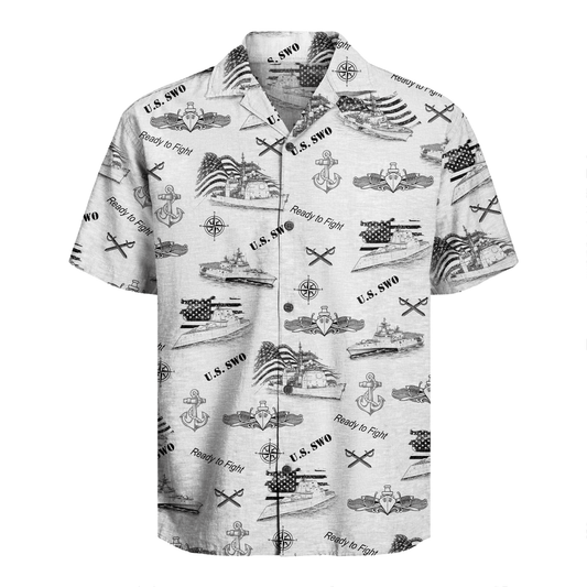US Navy Surface Warfare Hawaiian Shirt