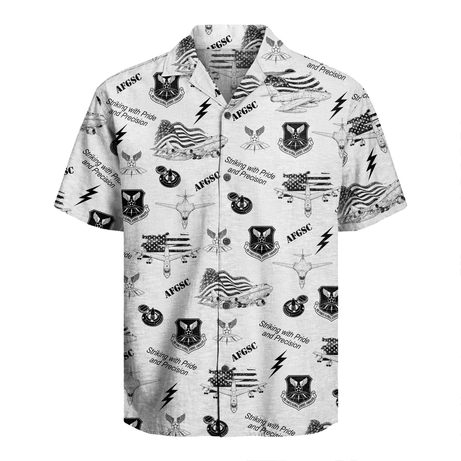 US Air Force - Global Strike Command (AFGSC) - Hawaiian Shirt
