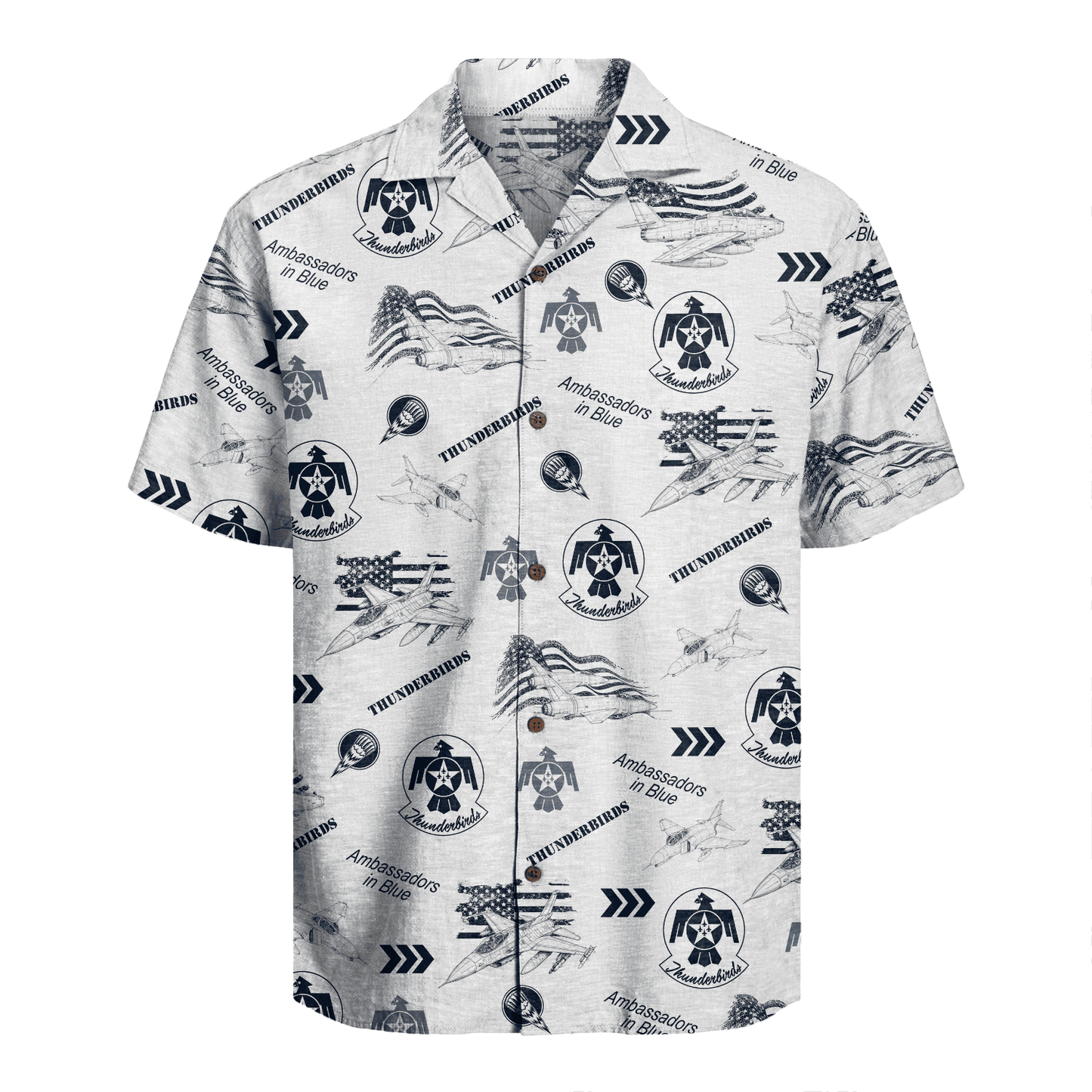 US Air Force - Thunderbirds  Hawaiian Shirt