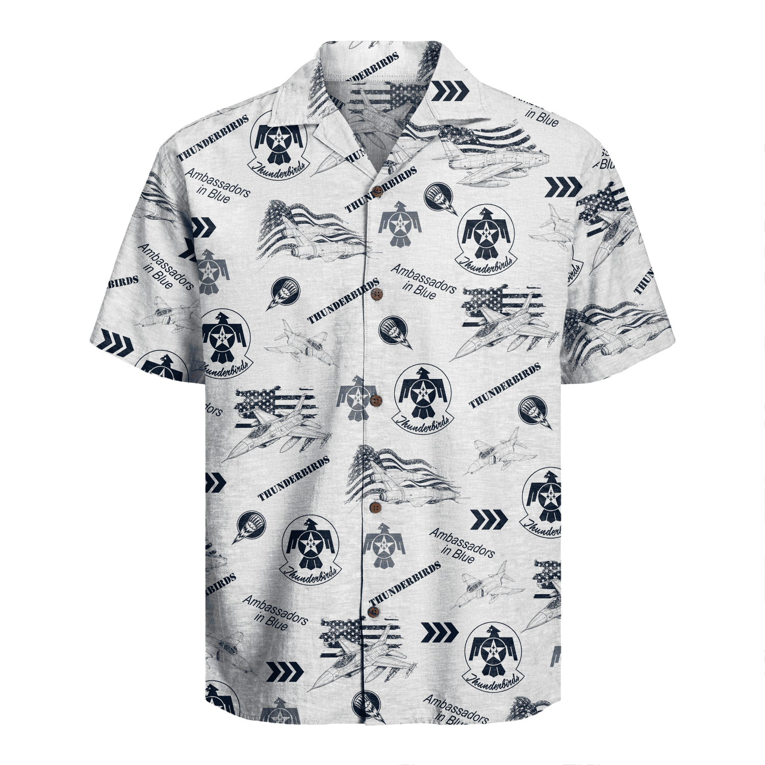 US Air Force - Thunderbirds  Hawaiian Shirt